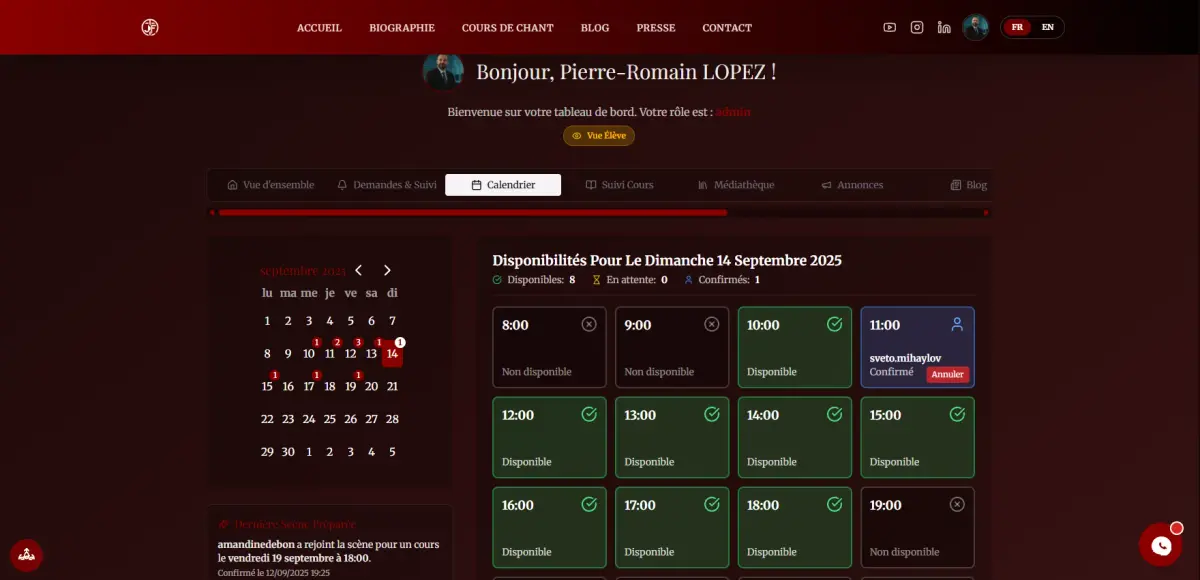Capture du site Jean Fernand Setti
