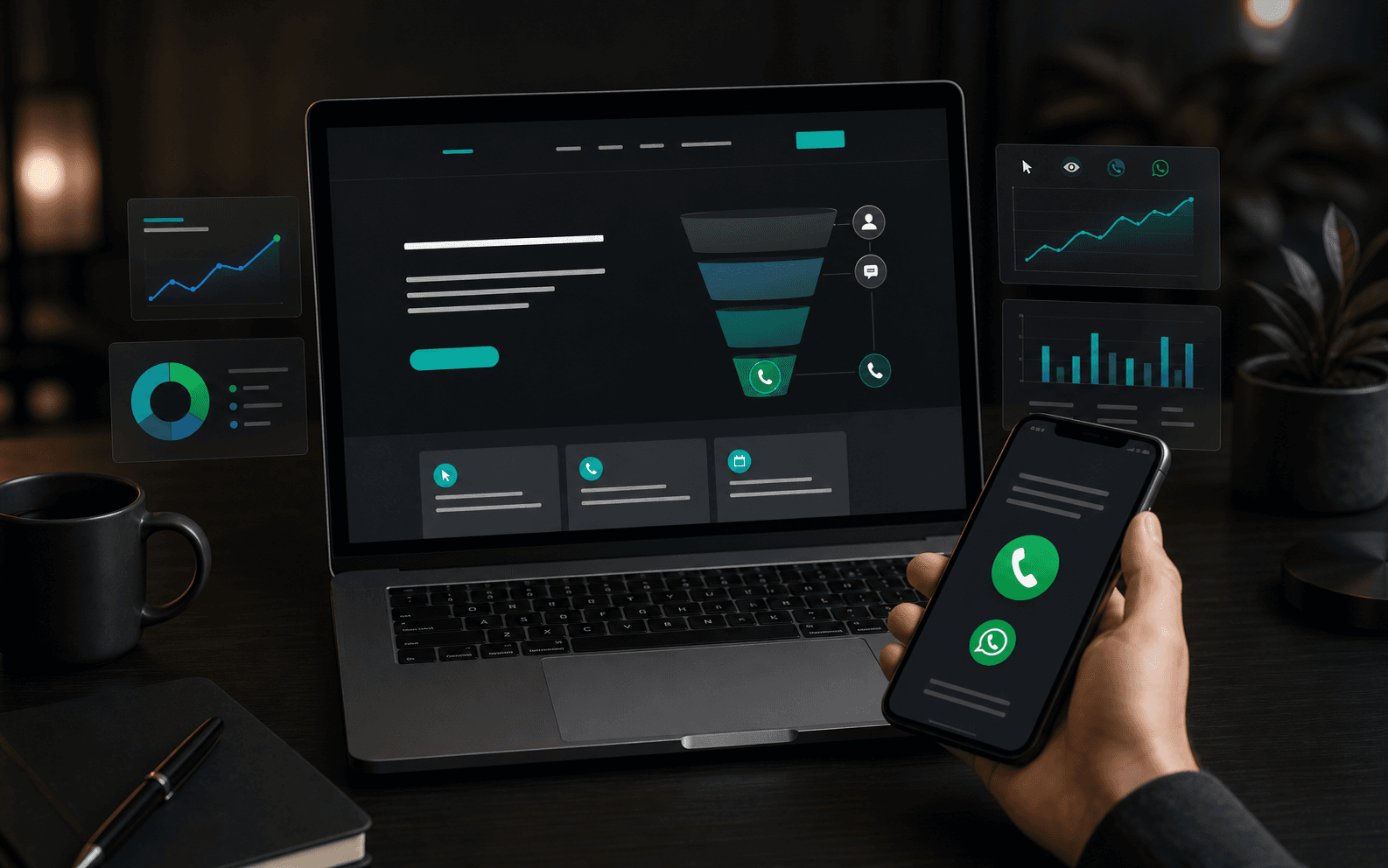 Signaux de confiance pour serrurier et tracking des appels